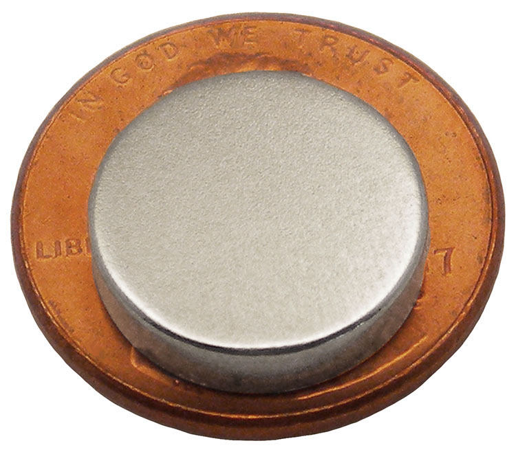 1/2 × 1/8 in Neodymium Disc magnet