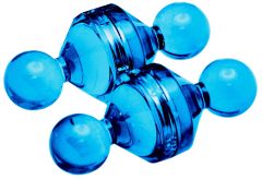 Magnet Pins - Jewel - Large - Blue - Neodymium 