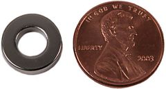 1/2" x 1/4" x 1/8" Rings - SmCo - Samarium Cobalt Magnet