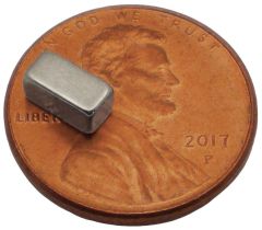 1/4" x 1/8" x 1/8" Blocks - Neodymium Magnet