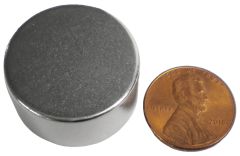 1" x 1/2" Disc - Neodymium Magnet