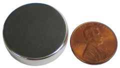 1" x 1/4" Disc - Neodymium Magnet