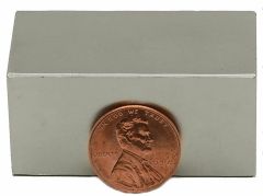 2" x 1" x 1" Block - Neodymium Magnet