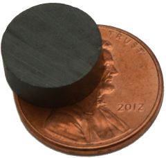 1/2" X 3/16" Ceramic Disc- Ceramic/Ferrite Magnet