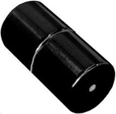 8mm x 8mm Cylinders - Magnetic Jewelry Clasps - Black Epoxy