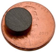 3/8" X 1/8" Ceramic Disc - Ceramic/Ferrite Magnet