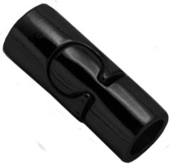 Curved Tube - Magnetic Jewelry/Bracelet Clasp 23mm x 9mm - Gun Metal