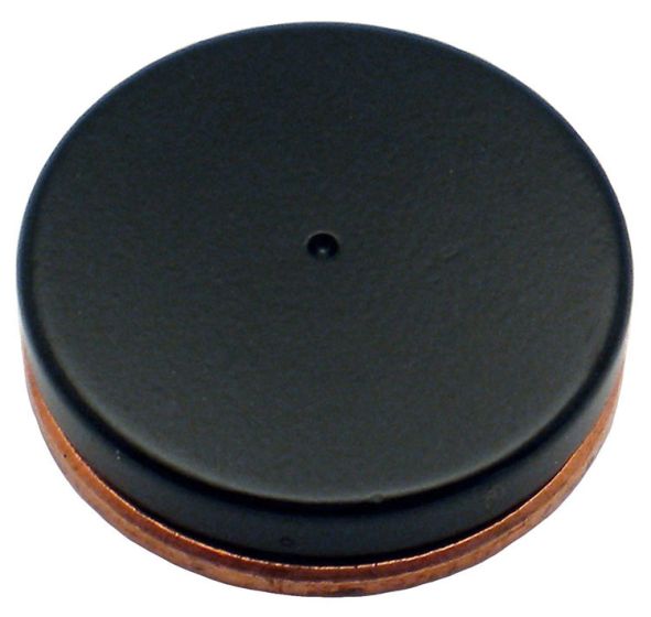 Magnetische Platte Black TopMatt Antifingerprint 18,4 mm