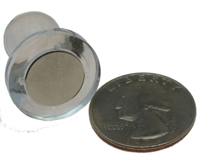 Magnet Pins - Jewel - Large - Clear - Neodymium | Apex Magnets