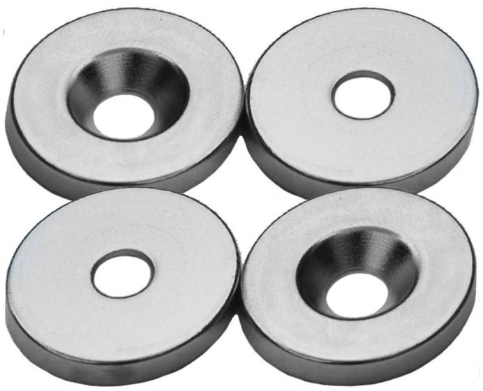 Apex Magnets  1/2' x 1/2 x 1/8 Block Magnets - Adhesive Backed -  Neodymium Magnets
