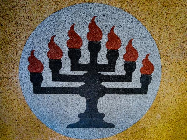 Magnetic DIY Menorah
