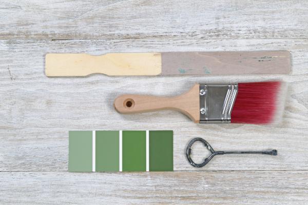 DIY Paint Stick Picture Frames