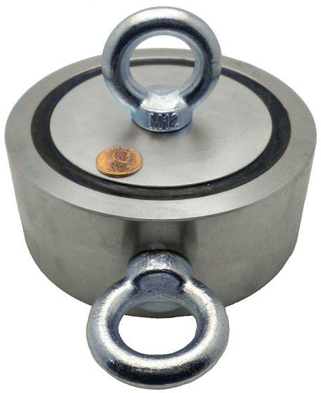 Huge Rare Earth Magnets: When Does Size Matter?