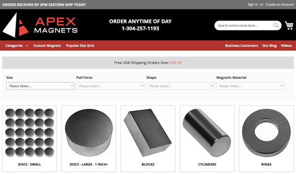 A Guide to Apex Magnets’ Website