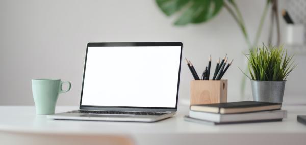DIY At-Home Desk Created With Magnets