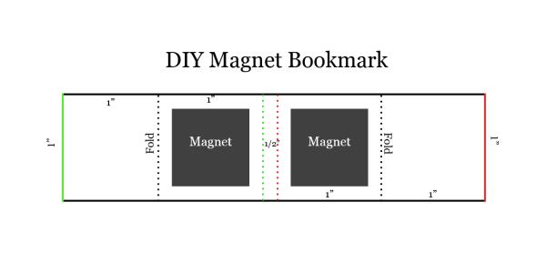 How To Make A Magnetic Bookmark