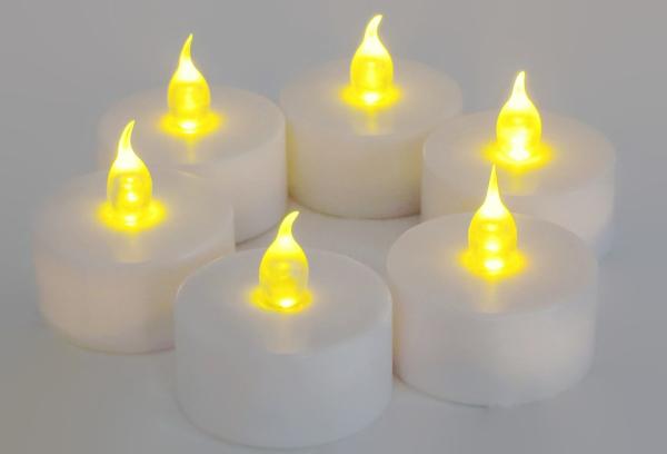 DIY Magnetic Tea Light Snowmen