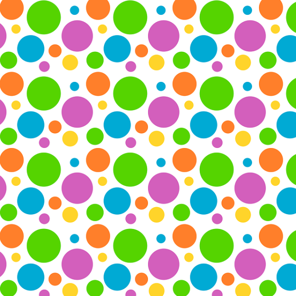 DIY Magnetic Polka Dot Pattern