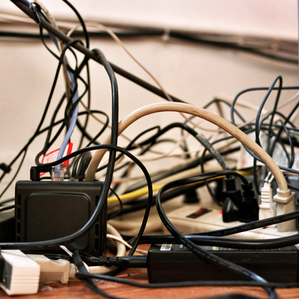 Organize Charging Cords With Magnets