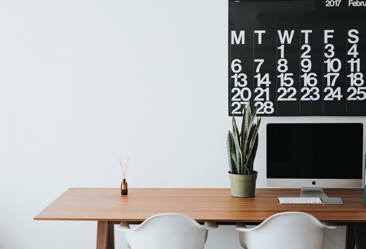 diy magnetic calendar for