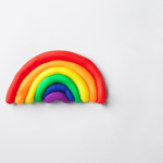 DIY Rainbow Clay Magnets