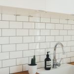 Magnetic DIY: Removable Marble Backsplash