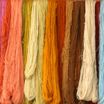 DIY Yarn Leaf Magnets