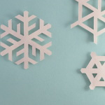 DIY: Popsicle Stick Snowflake Magnets
