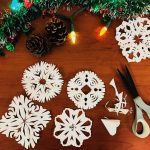 DIY Sliding Snowflake Magnet Craft